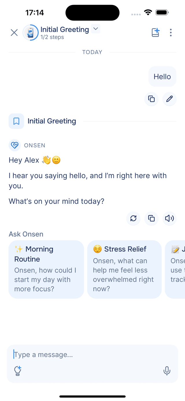 A conversation with your AI guide