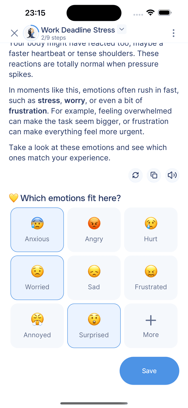 Pick the options that fit