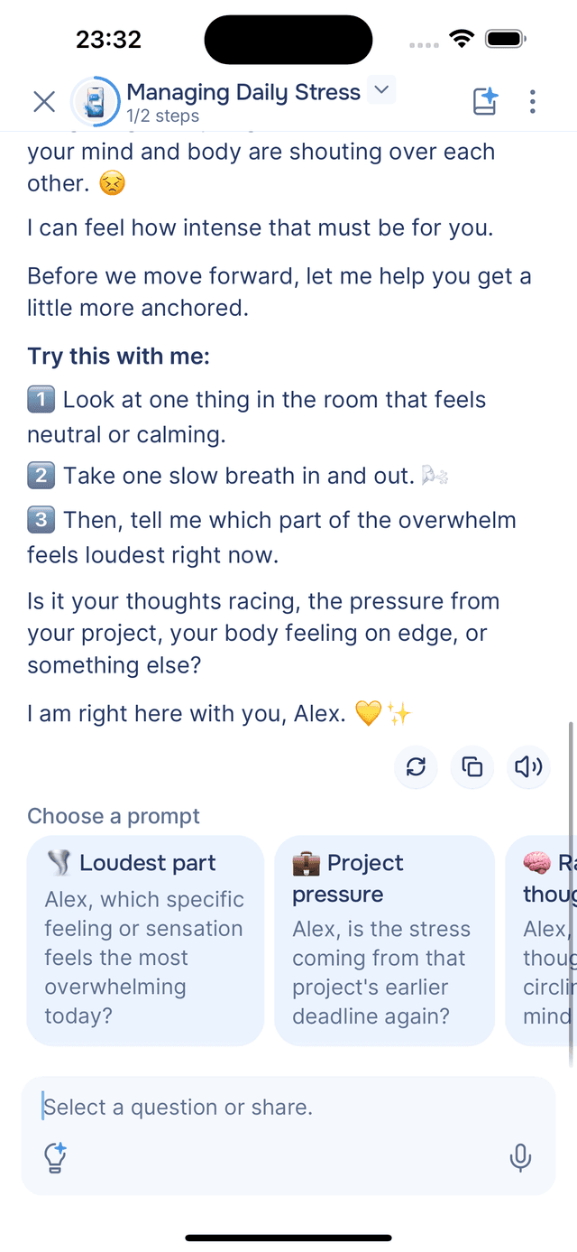 Choose a reflection prompt
