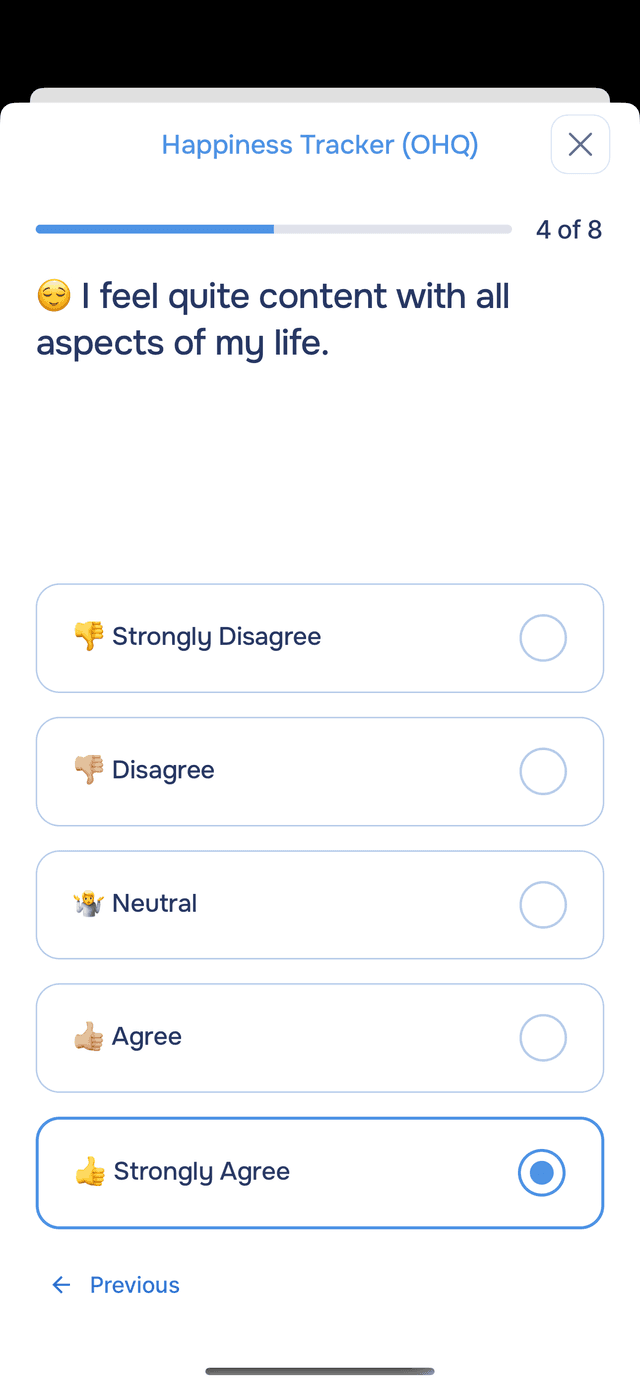 Answering an OHQ statement