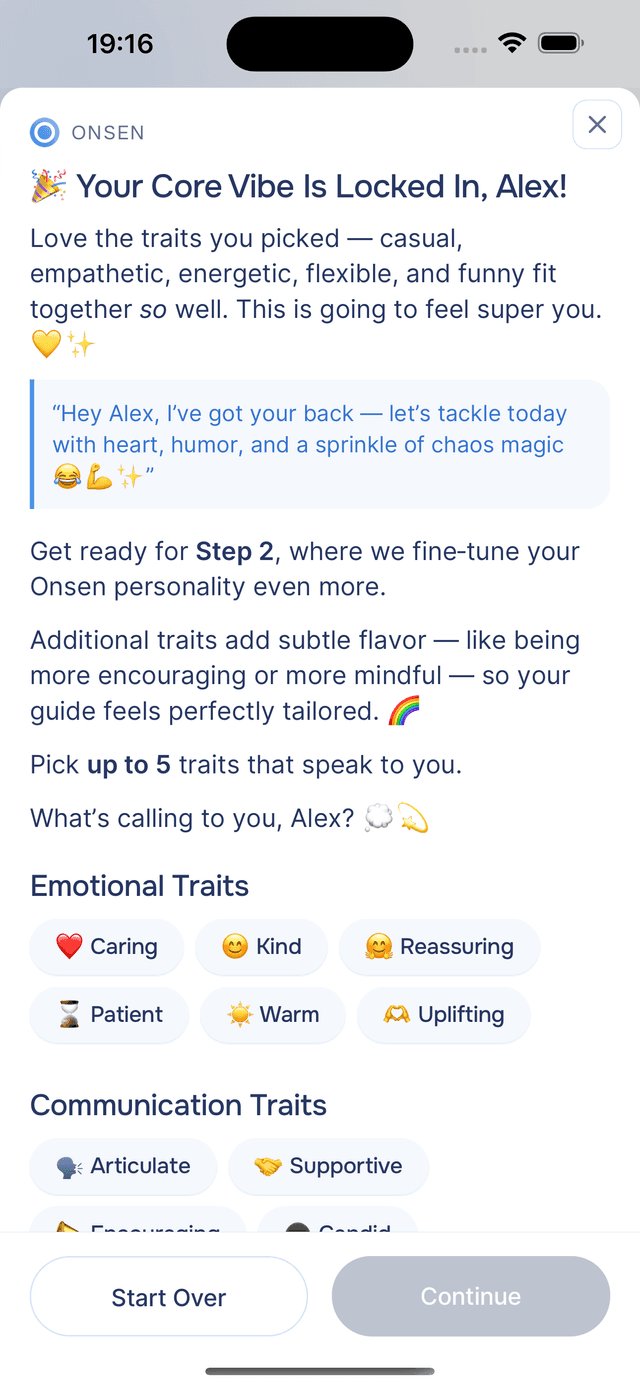 Your guide confirms your core vibe and introduces additional traits