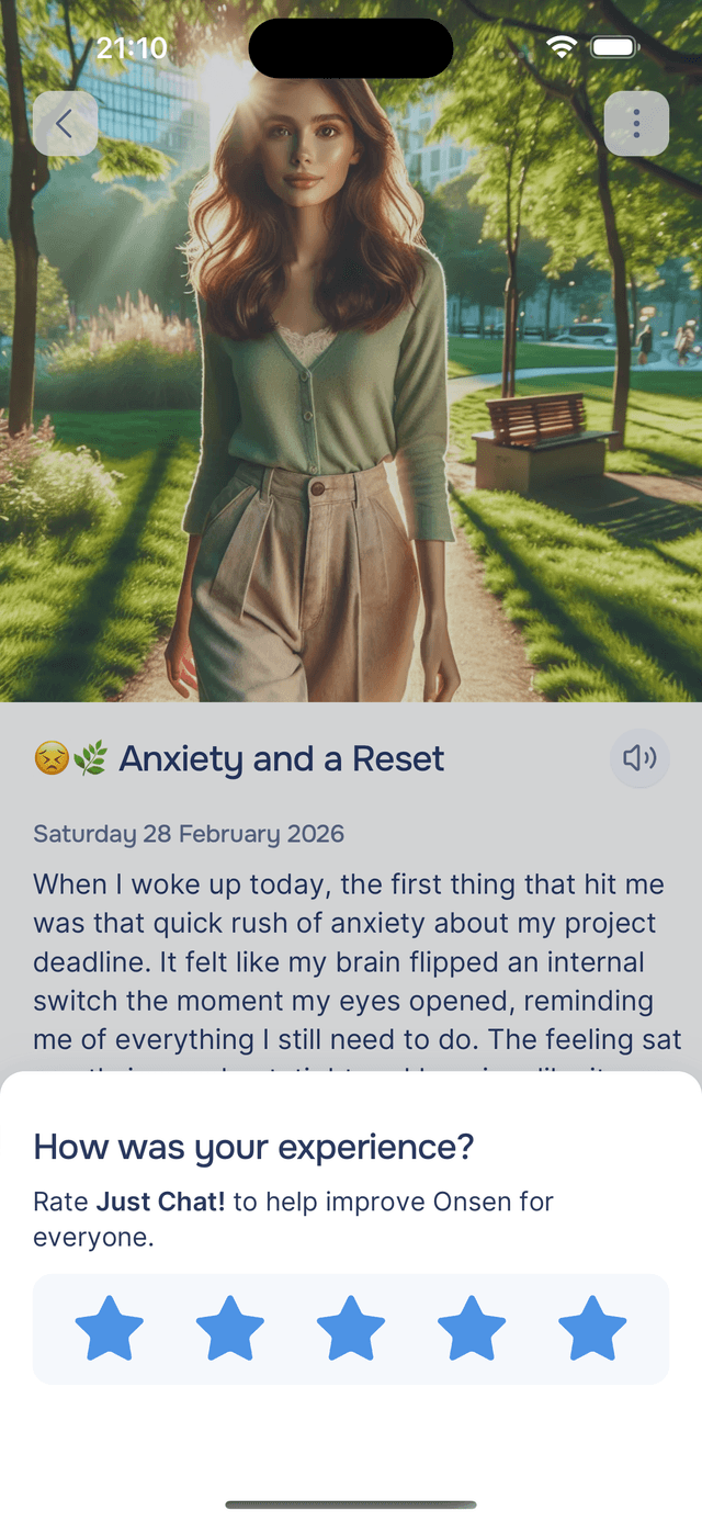 Rate your experience