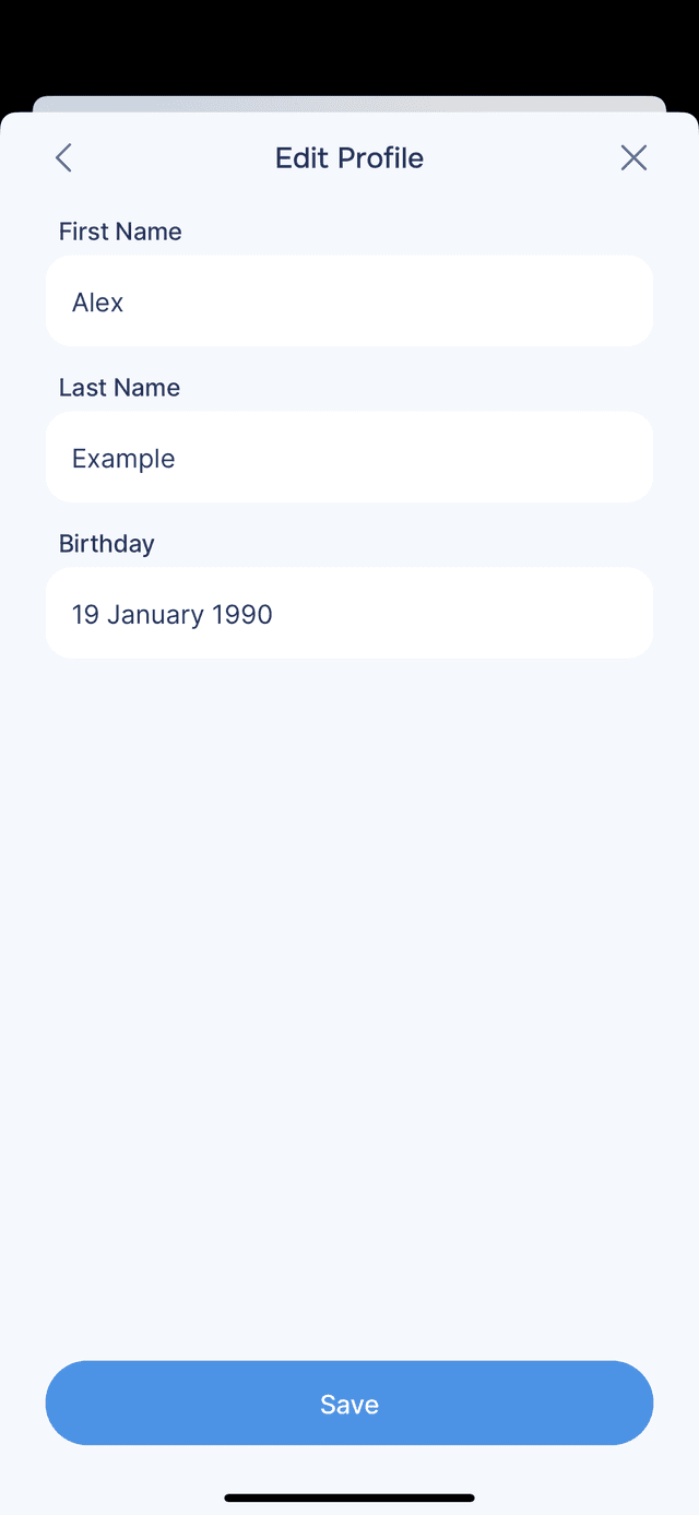 Editing your profile