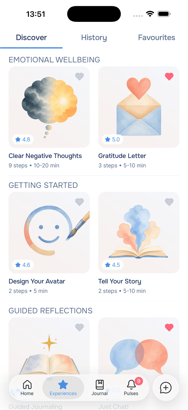 Every experience, re-illustrated in one style