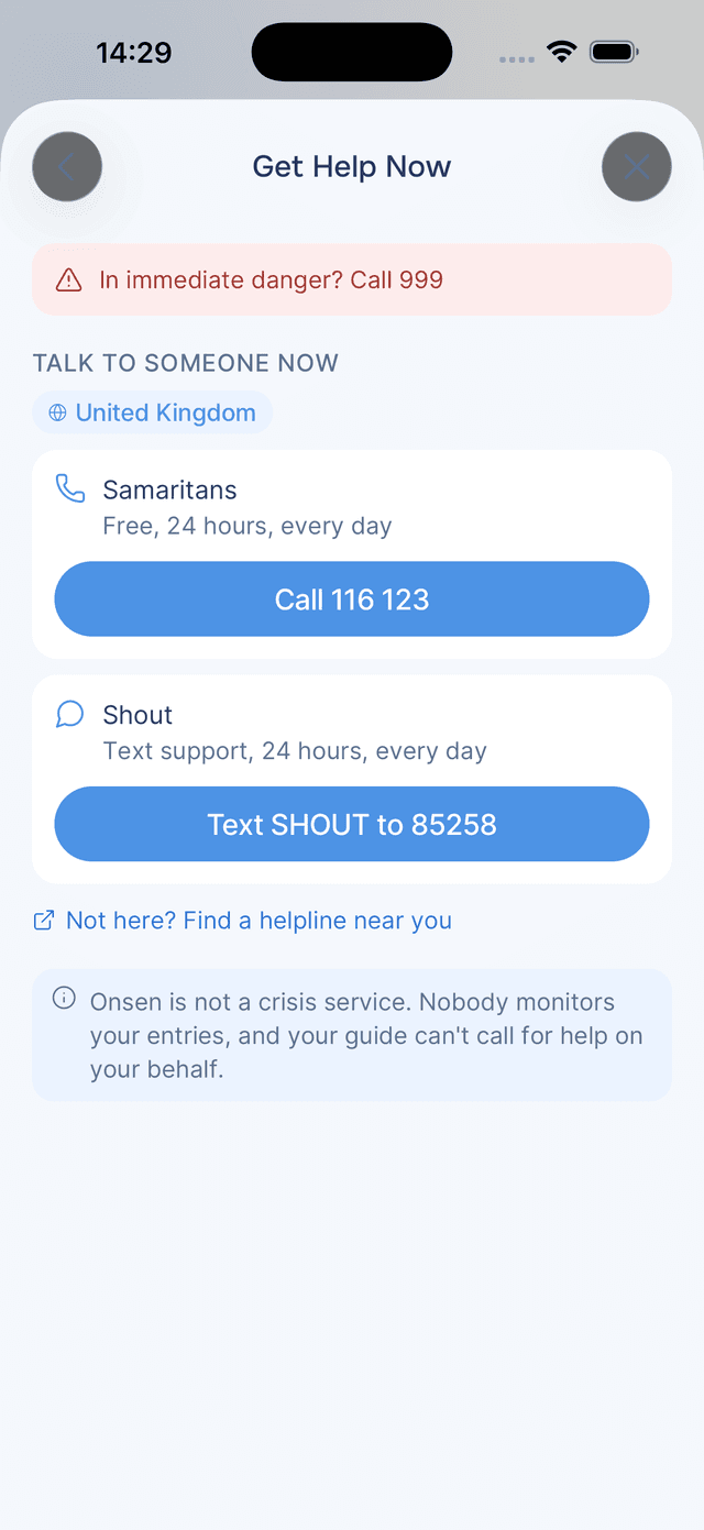 Get Help Now: crisis lines for your region